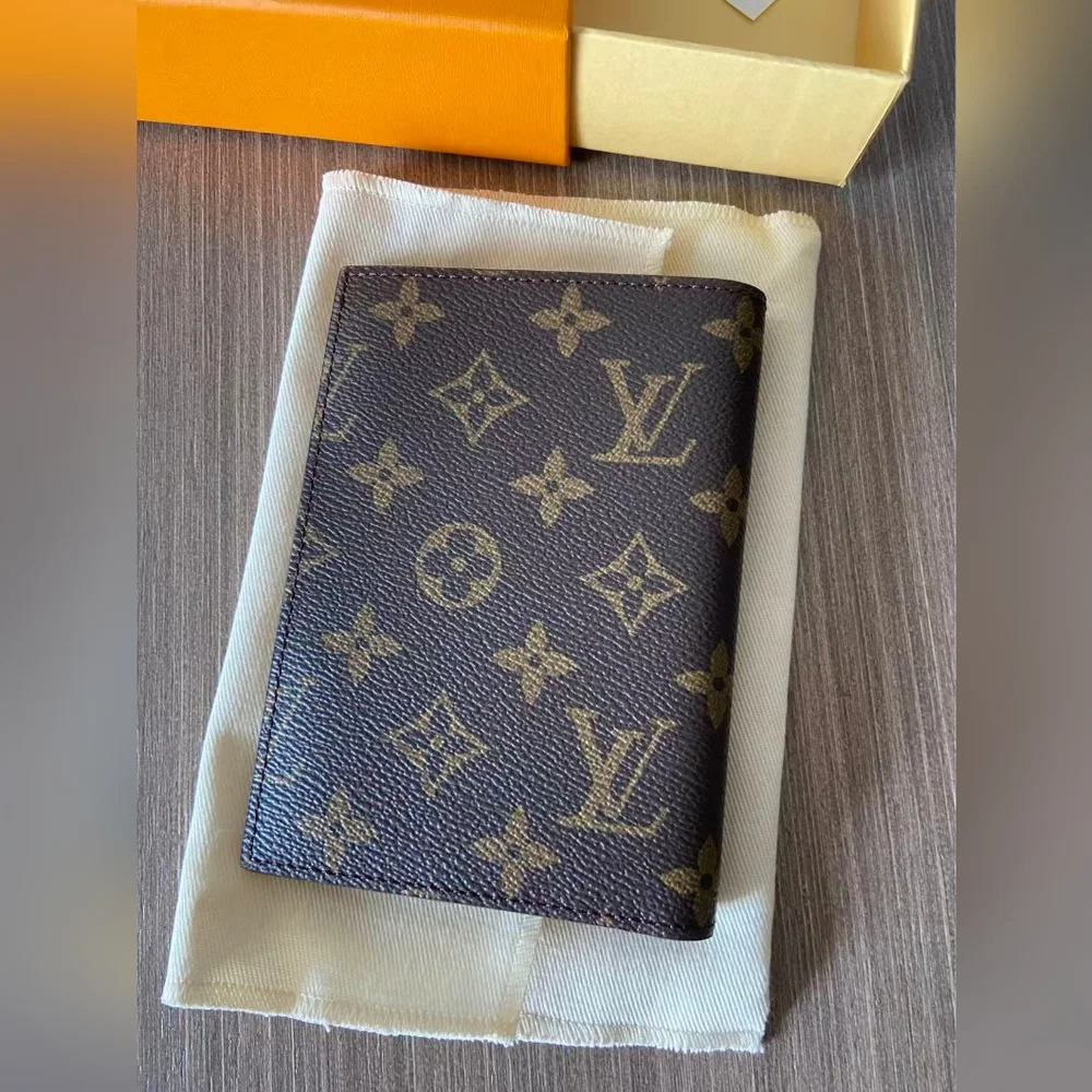 Louis Vuitton Brown Monogram Passport Cover